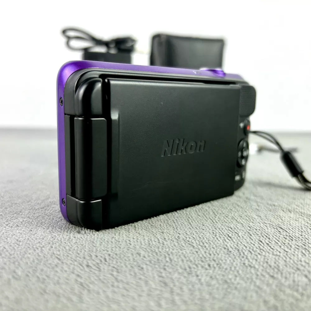 Nikon COOLPIX S6600 Digital Camera (Rare Purple) 16.0MP with 12x Zoom - Complete Set 🍥 🎀📷