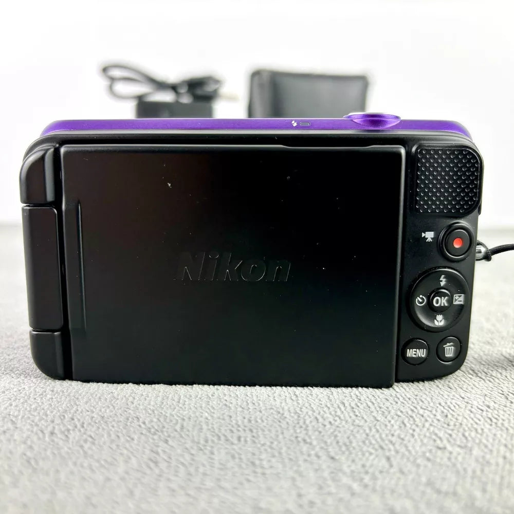 Nikon COOLPIX S6600 Digital Camera (Rare Purple) 16.0MP with 12x Zoom - Complete Set 🍥 🎀📷