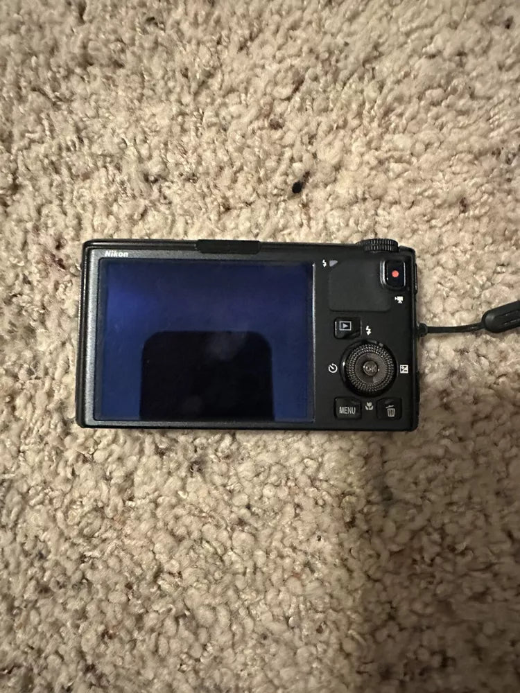 Used Nikon Coolpix S9500 18.1 MP Digital Camera (Black) 🍥🎀📷
