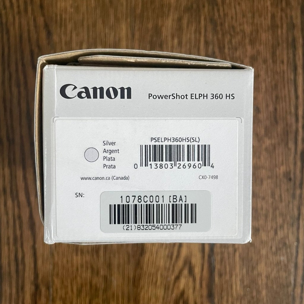 Canon PowerShot Elph 360 HS (Silver) 📷