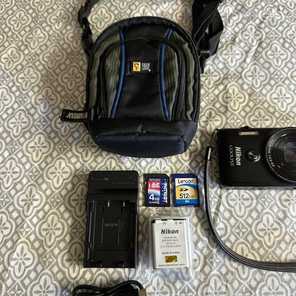 Nikon COOLPIX S6900 16MP Compact Digital Camera (Black) with Flip Screen and Wi-Fi 🍥 🎀📷