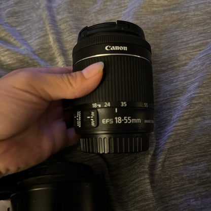 Canon EOS Rebel T6i / 750D Digital Camera with EF-S 18-55mm IS Lens 🍥 🎀📷