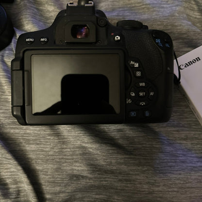 Canon EOS Rebel T6i / 750D Digital Camera with EF-S 18-55mm IS Lens 🍥 🎀📷