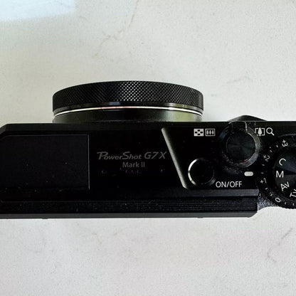 Used Canon PowerShot G7X Mark II Digital Camera (Black) 🍥🎀📷