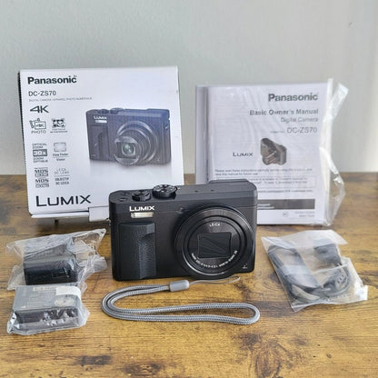 Panasonic LUMIX DC-ZS70 20.3 Megapixel Digital Camera (Complete Open Box) 📷
