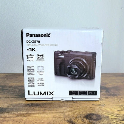 Panasonic LUMIX DC-ZS70 20.3 Megapixel Digital Camera (Complete Open Box) 📷