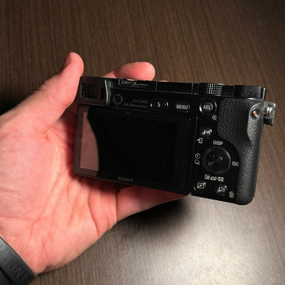 Used Sony Alpha a6000 Mirrorless Camera with 16-50mm Retractable Lens 🍥🎀📷