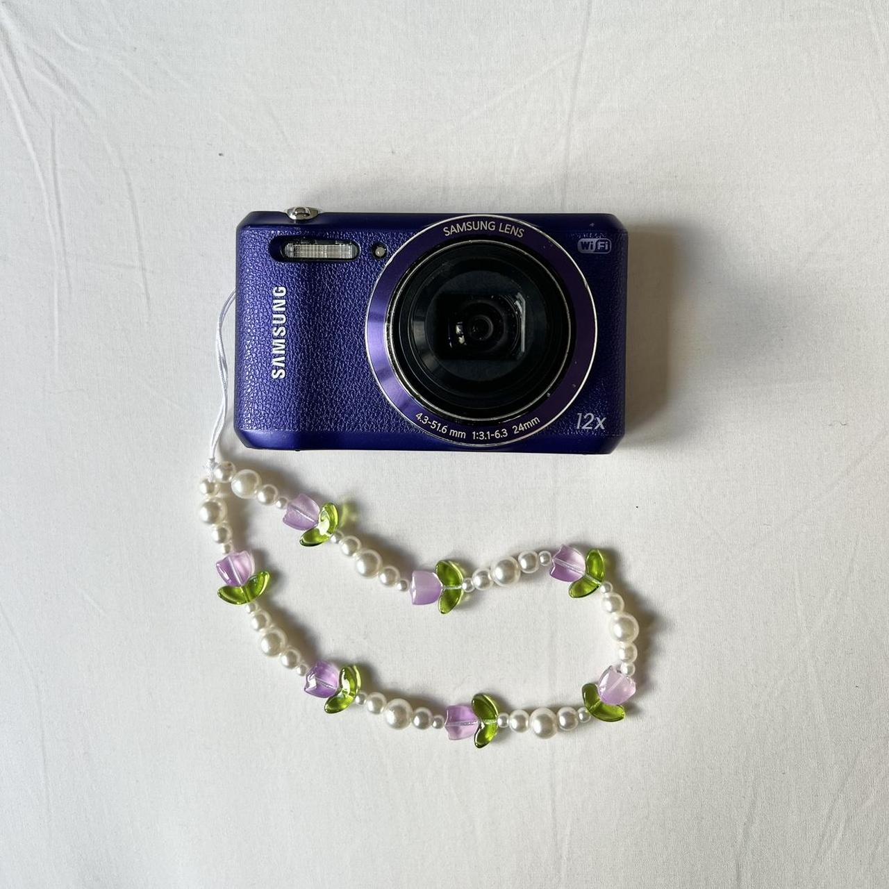 Used Vintage Samsung WB35F 16.2MP Purple Digital Camera