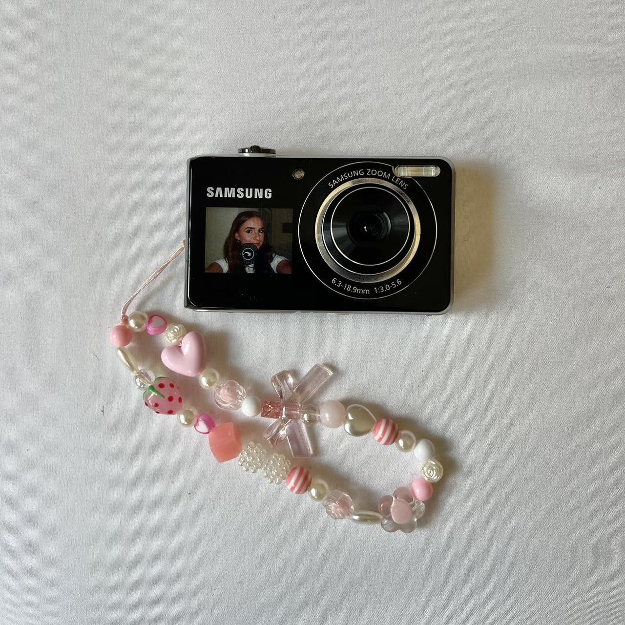 Used Vintage Samsung PL100 12.2MP Black Dual Screen Digital Camera