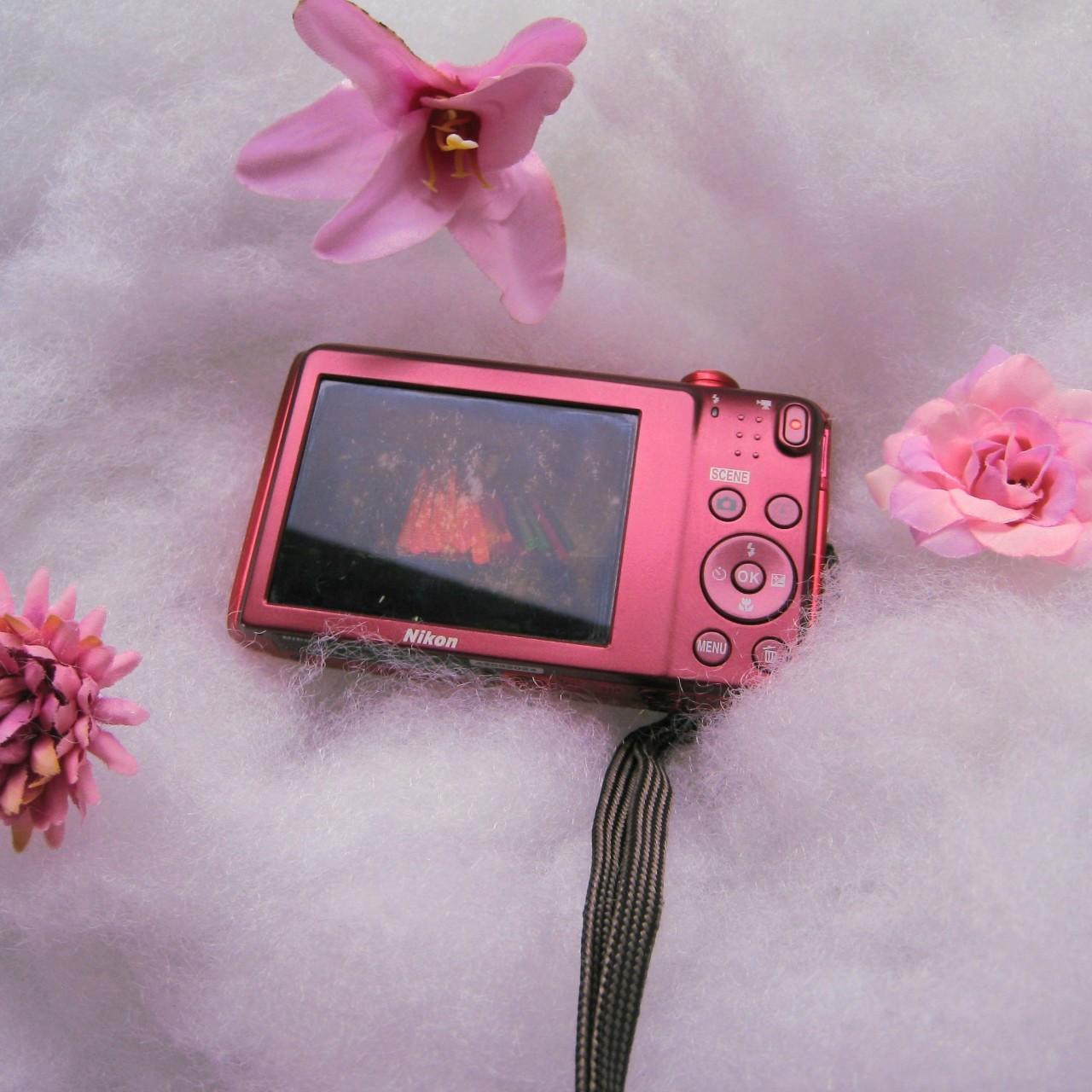 Used Red Nikon Coolpix S3600 Digital Camera