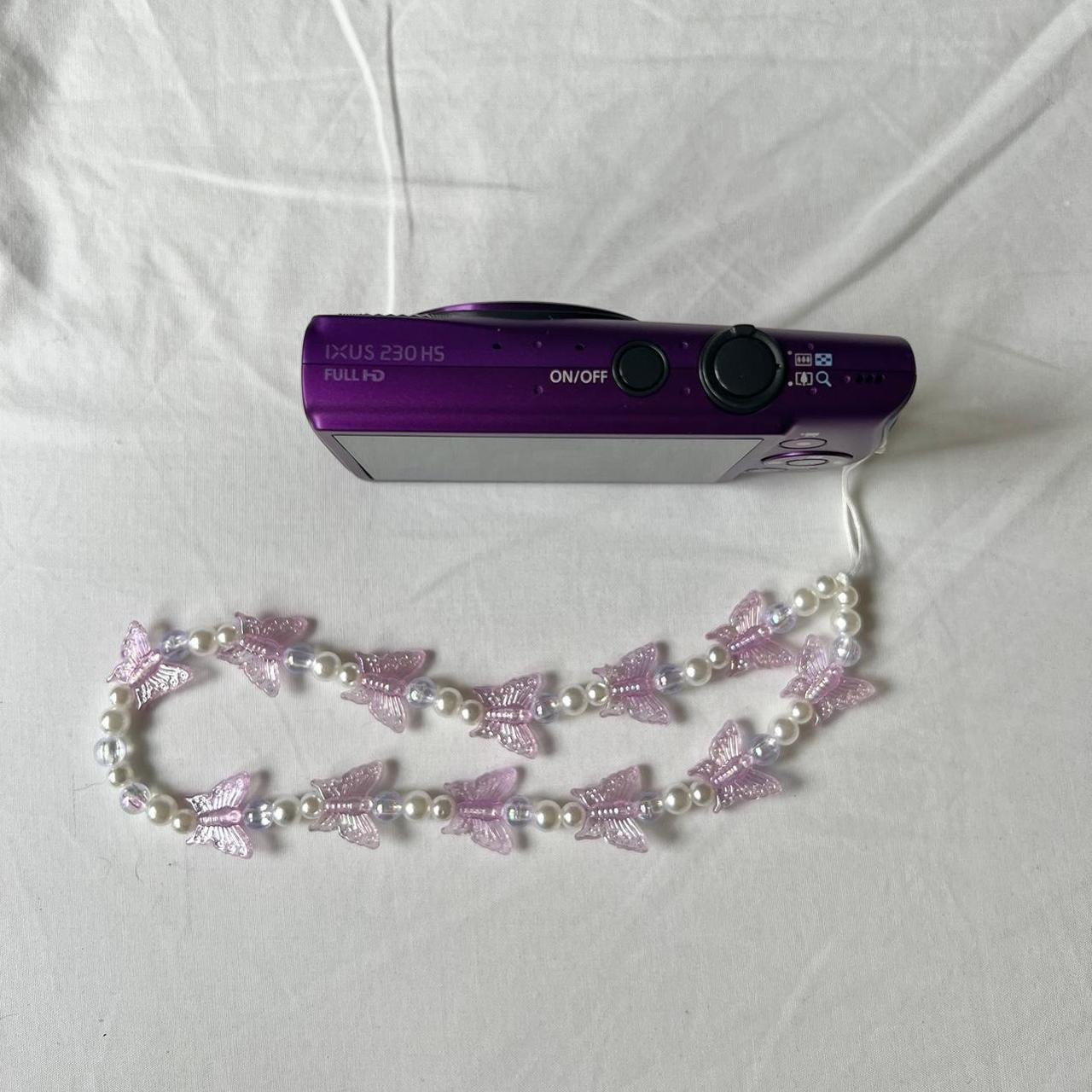 Used Canon Ixus 230 HS 12MP Purple Digital Camera