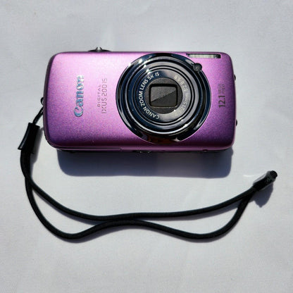 Used Pink Canon IXUS 200 IS Digital Camera