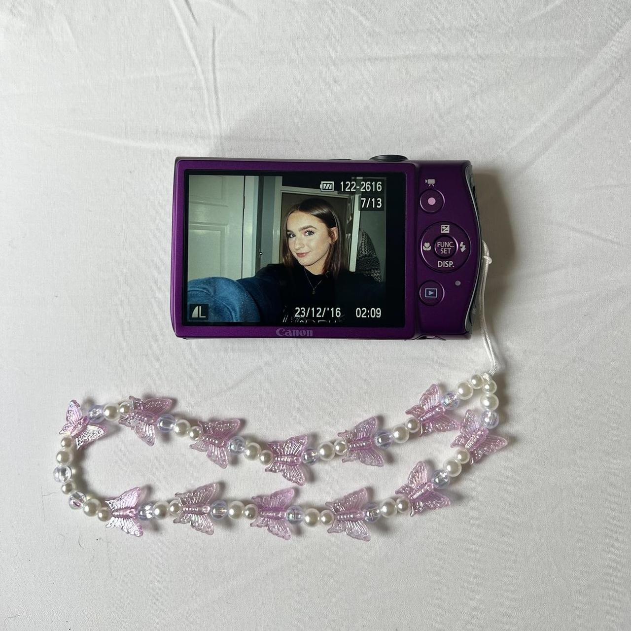 Used Canon Ixus 230 HS 12MP Purple Digital Camera